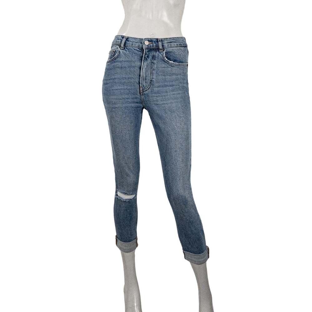REFORMATION High & Skinny Denim Jeans Vinice Destroyed size 26